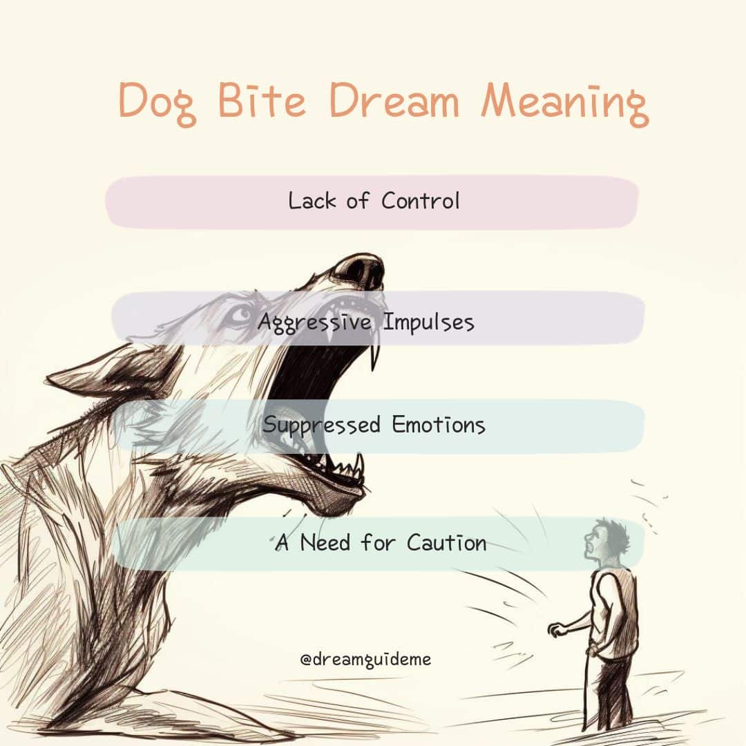 dog bit dream meaning